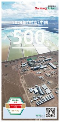 华体会在线锂业入选2024年《财富》中国500强